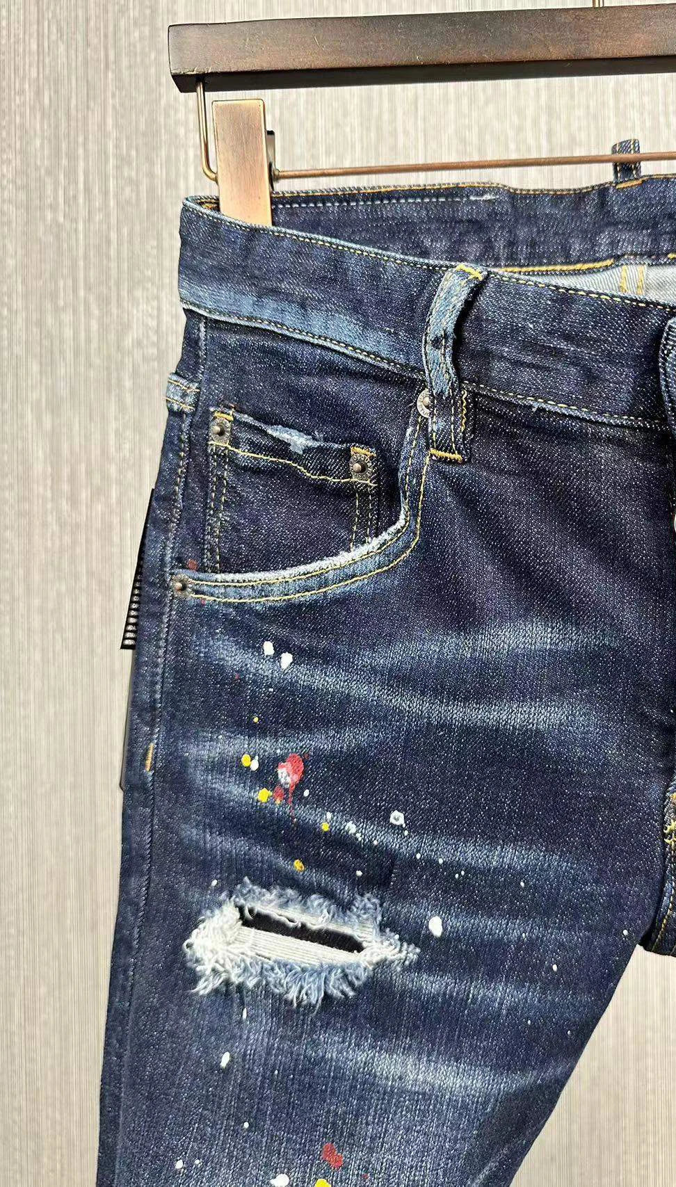 Primavera e Verão 2025 Novo D2 Jeans Moda Masculina