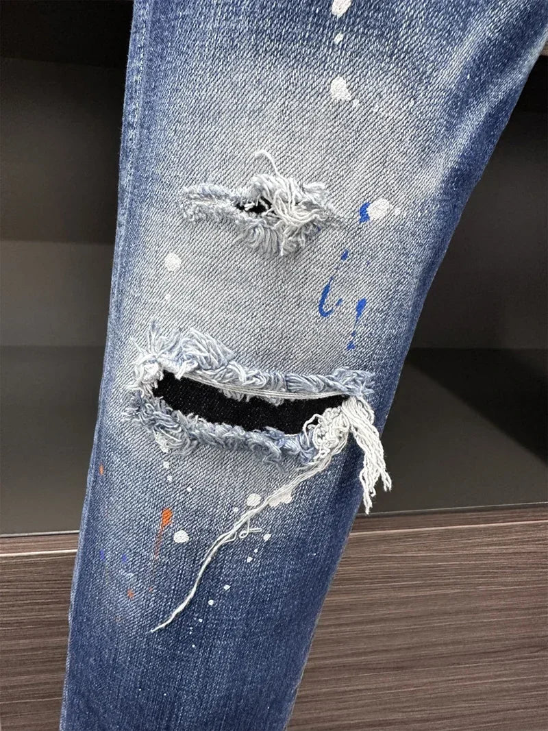 novo dsq azul homem calças jeans