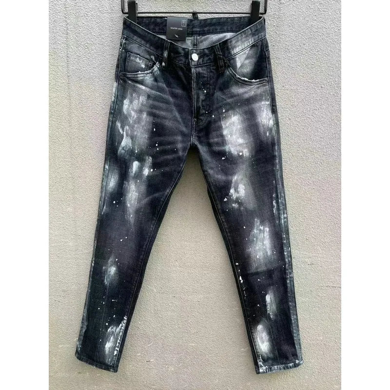Nova Marca ICON Jeans Para Homens Escritório
