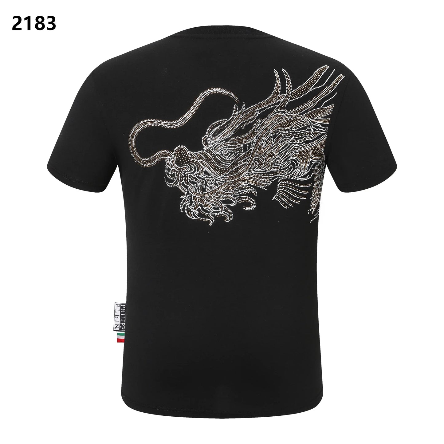 Philipp Plein Clássico Camisetas de Gola Redonda
