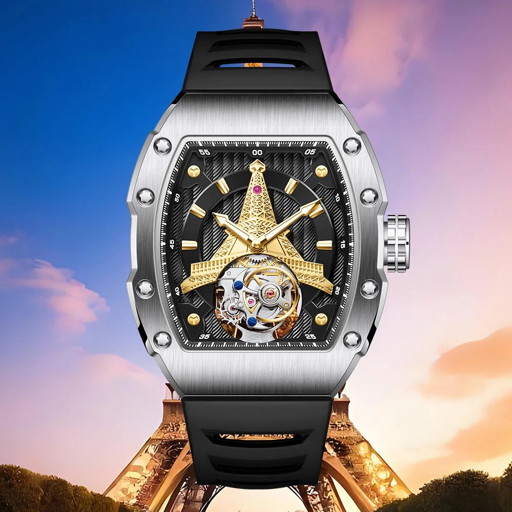 Relógio de Luxo OUMASHI Tourbillon 41.7mm