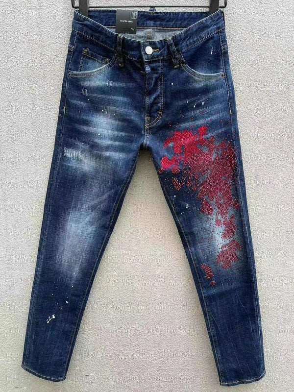 Nova Marca ICON Jeans Para Homens Escritório