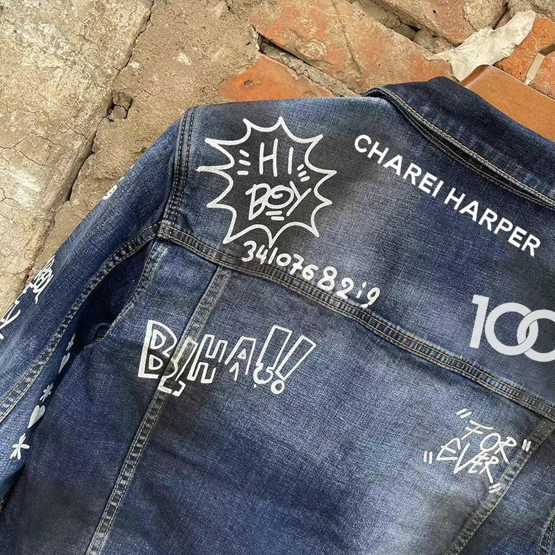 Jaqueta jeans masculina de alta qualidade
