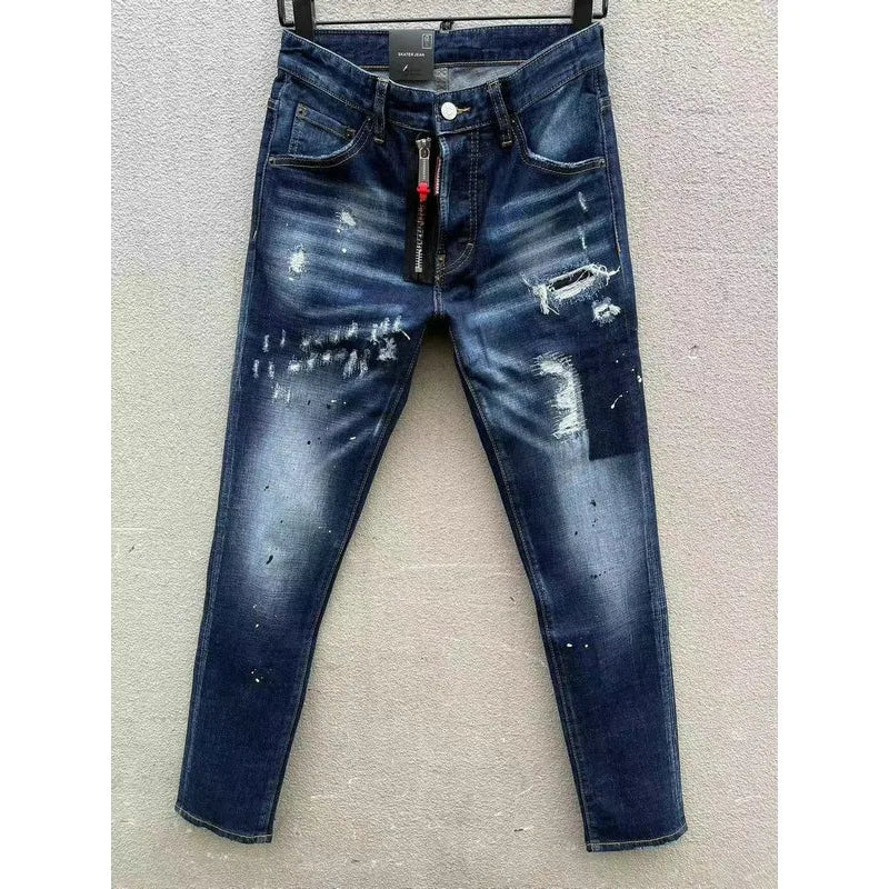 Nova Marca ICON Jeans Para Homens Escritório