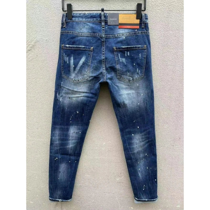Nova Marca ICON Jeans Para Homens Escritório