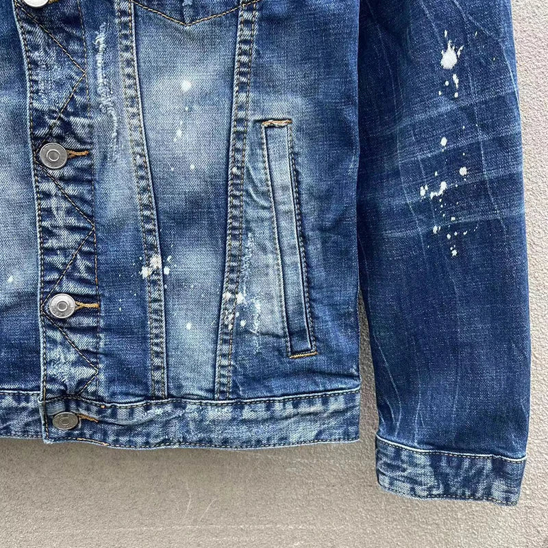 Jaqueta jeans masculina de alta qualidade