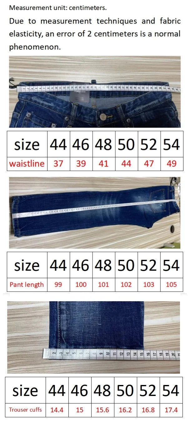 2025 New D2 Jeans Trendy Men's