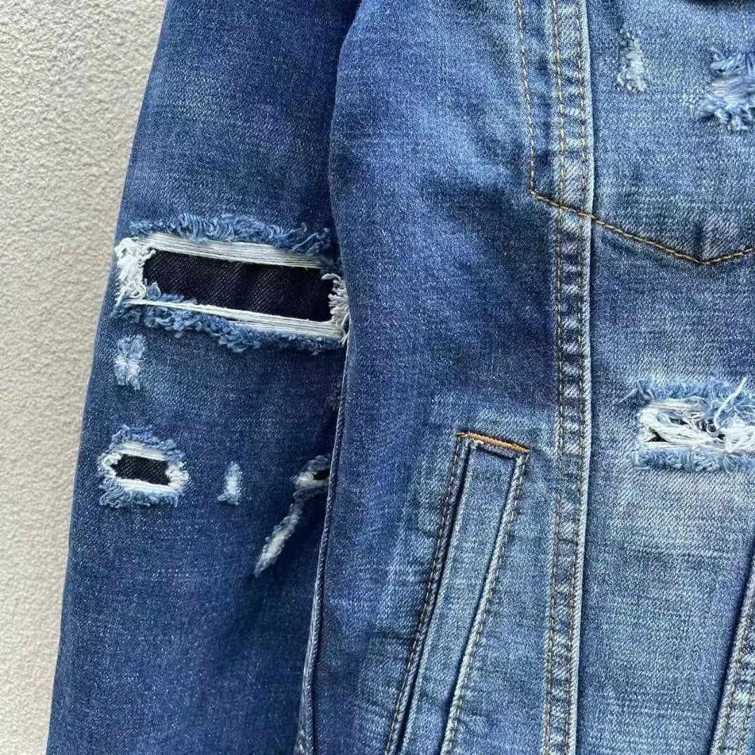 Jaqueta jeans masculina de alta qualidade