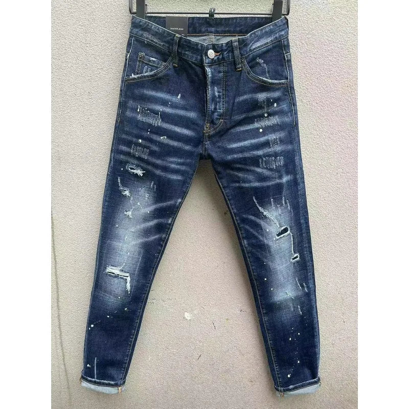 Nova Marca ICON Jeans Para Homens Escritório