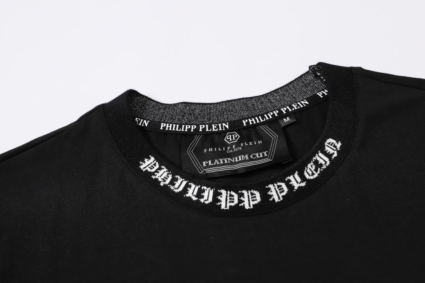 Philipp Plein Clássico Camisetas de Gola Redonda
