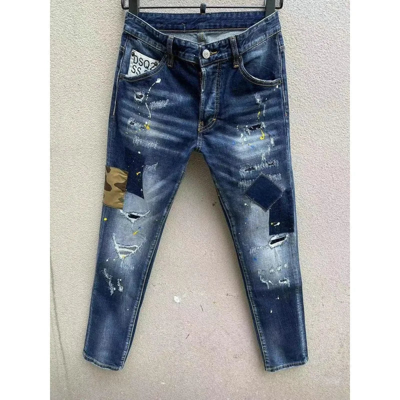 Nova Marca ICON Jeans Para Homens Escritório