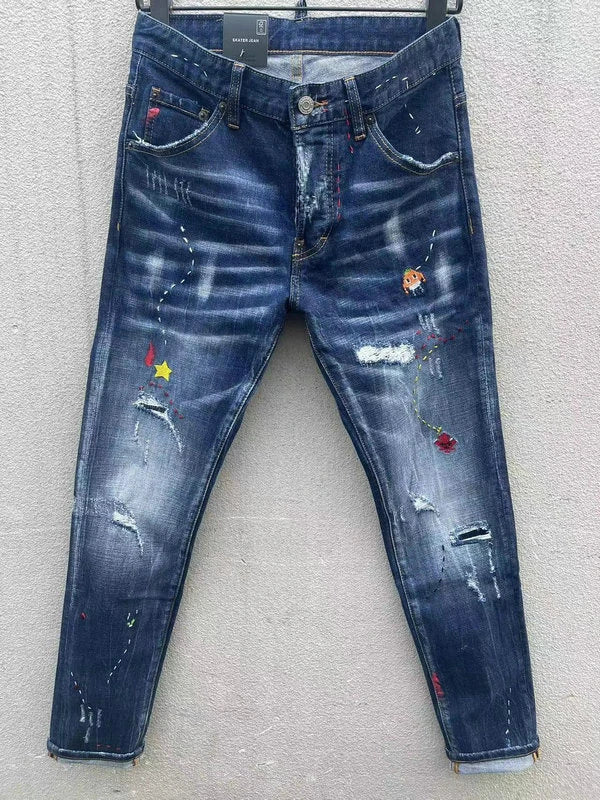 Nova Marca ICON Jeans Para Homens Escritório