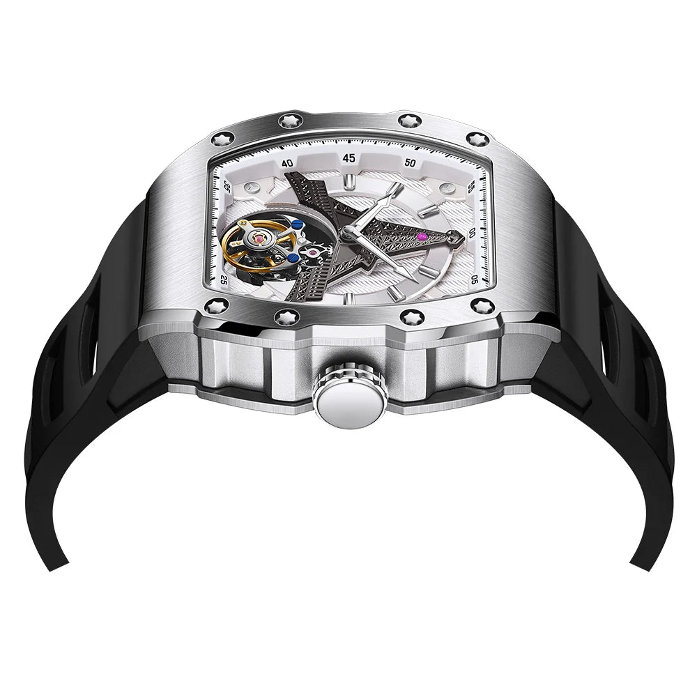 Relógio de Luxo OUMASHI Tourbillon 41.7mm