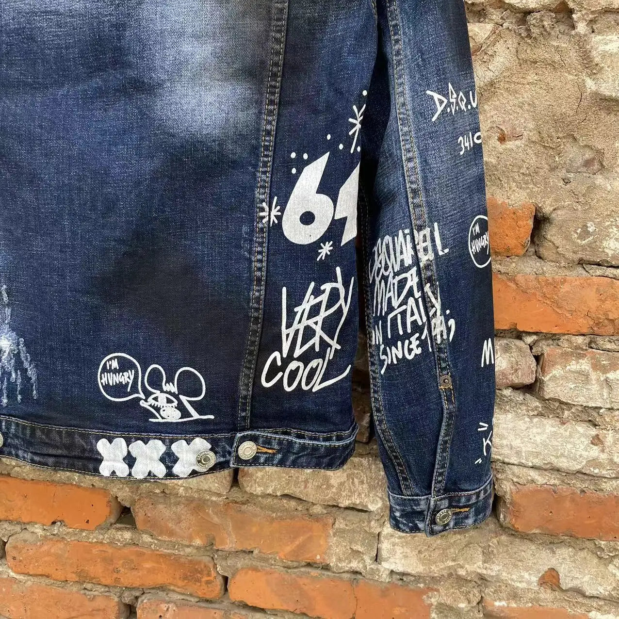 Jaqueta jeans masculina de alta qualidade