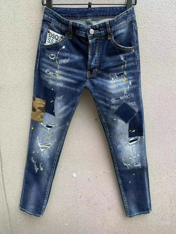 Nova Marca ICON Jeans Para Homens Escritório
