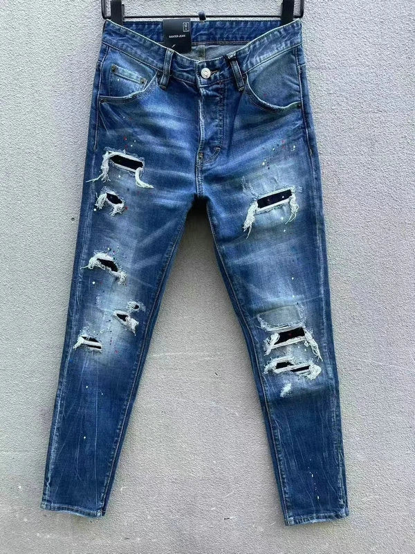 Nova Marca ICON Jeans Para Homens Escritório
