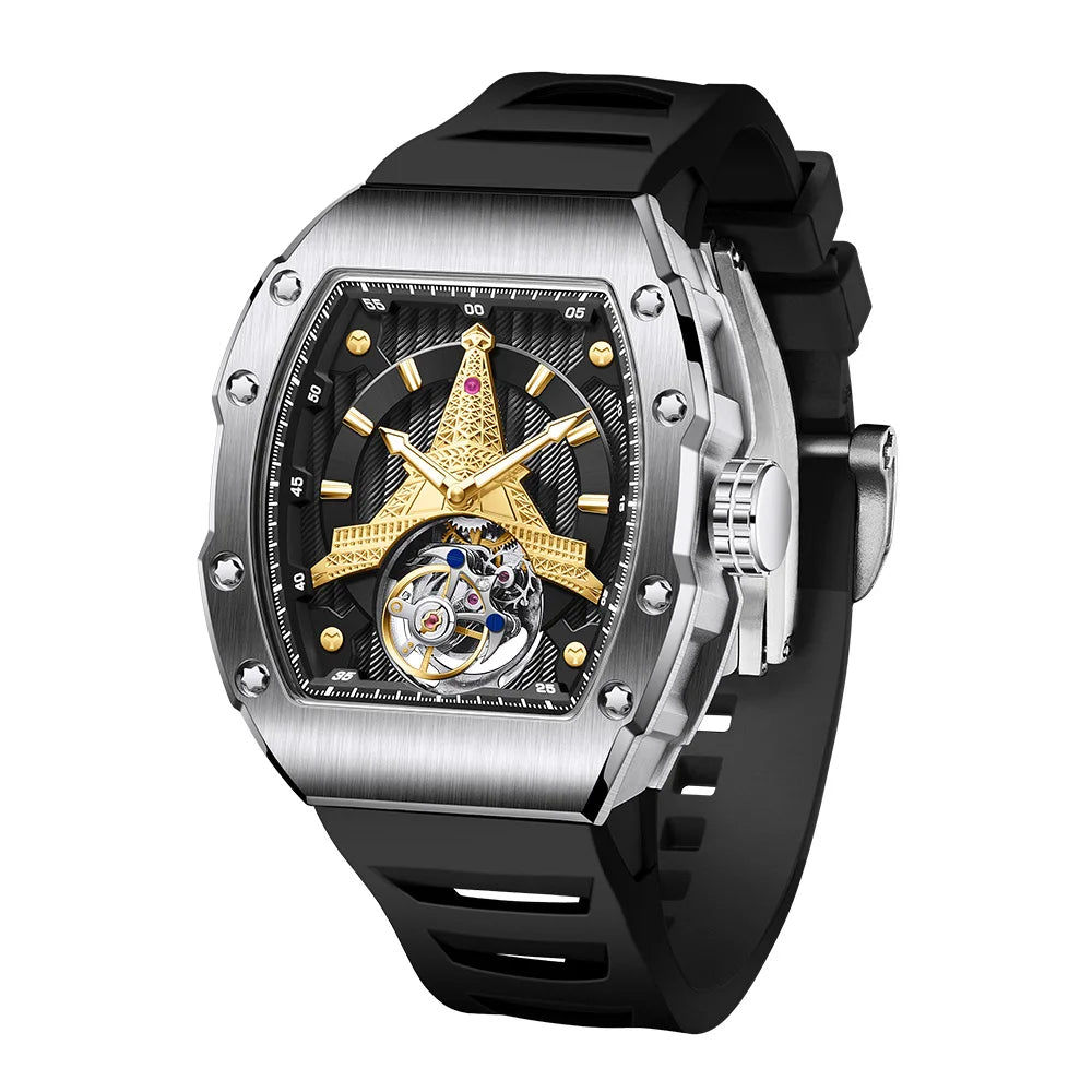 Relógio de Luxo OUMASHI Tourbillon 41.7mm