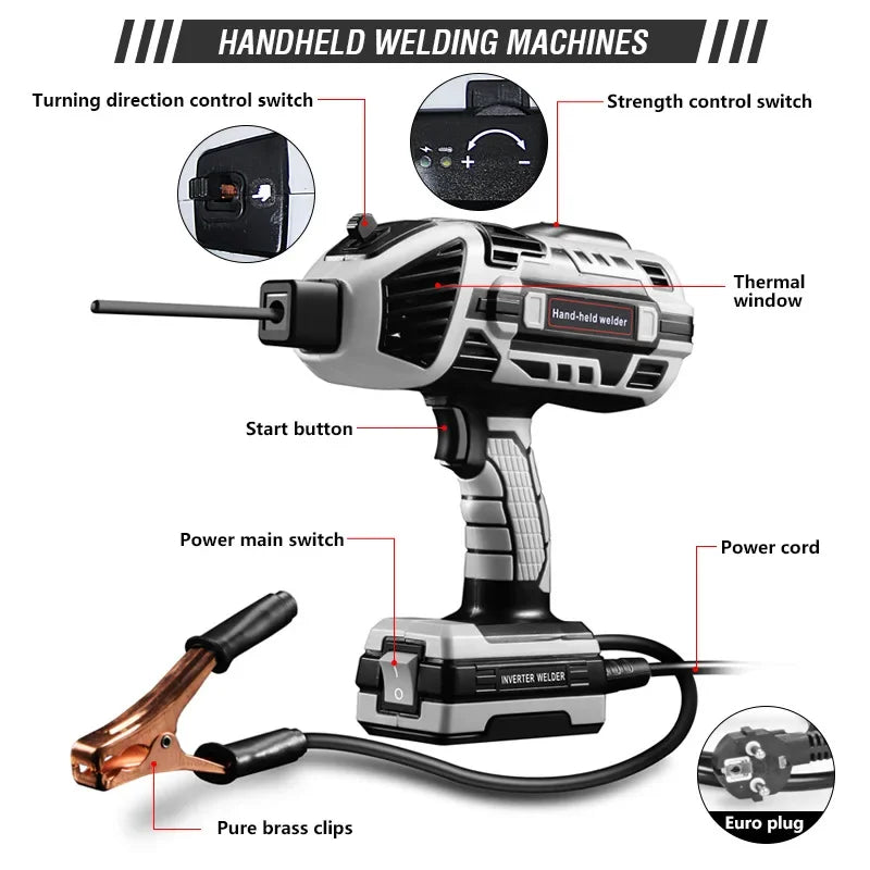 Máquina de solda portátil