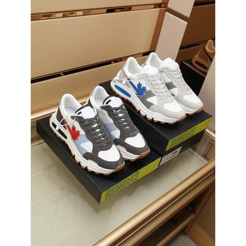 Dsq2 Men Casual Leather Shoe Sneakers