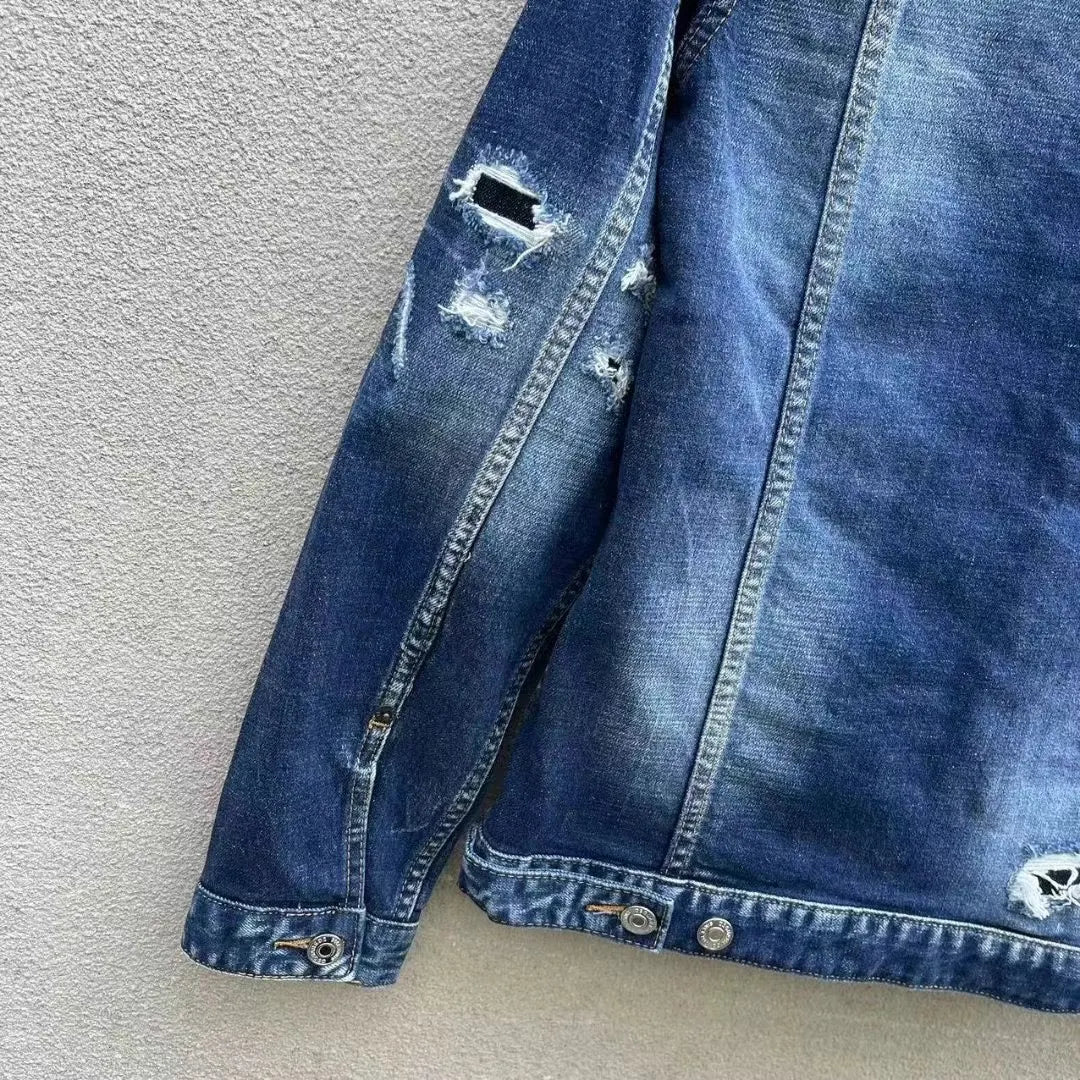 Jaqueta jeans masculina de alta qualidade