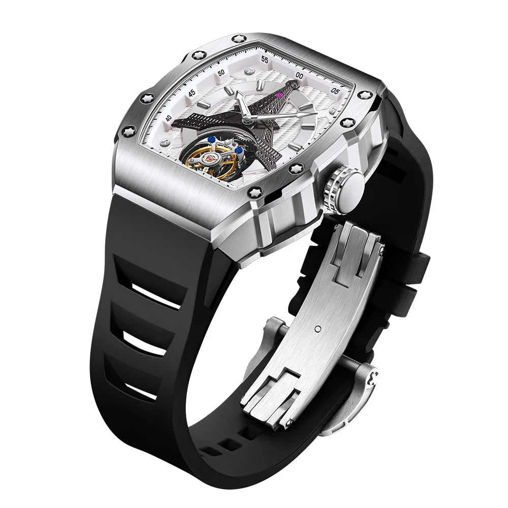 Relógio de Luxo OUMASHI Tourbillon 41.7mm