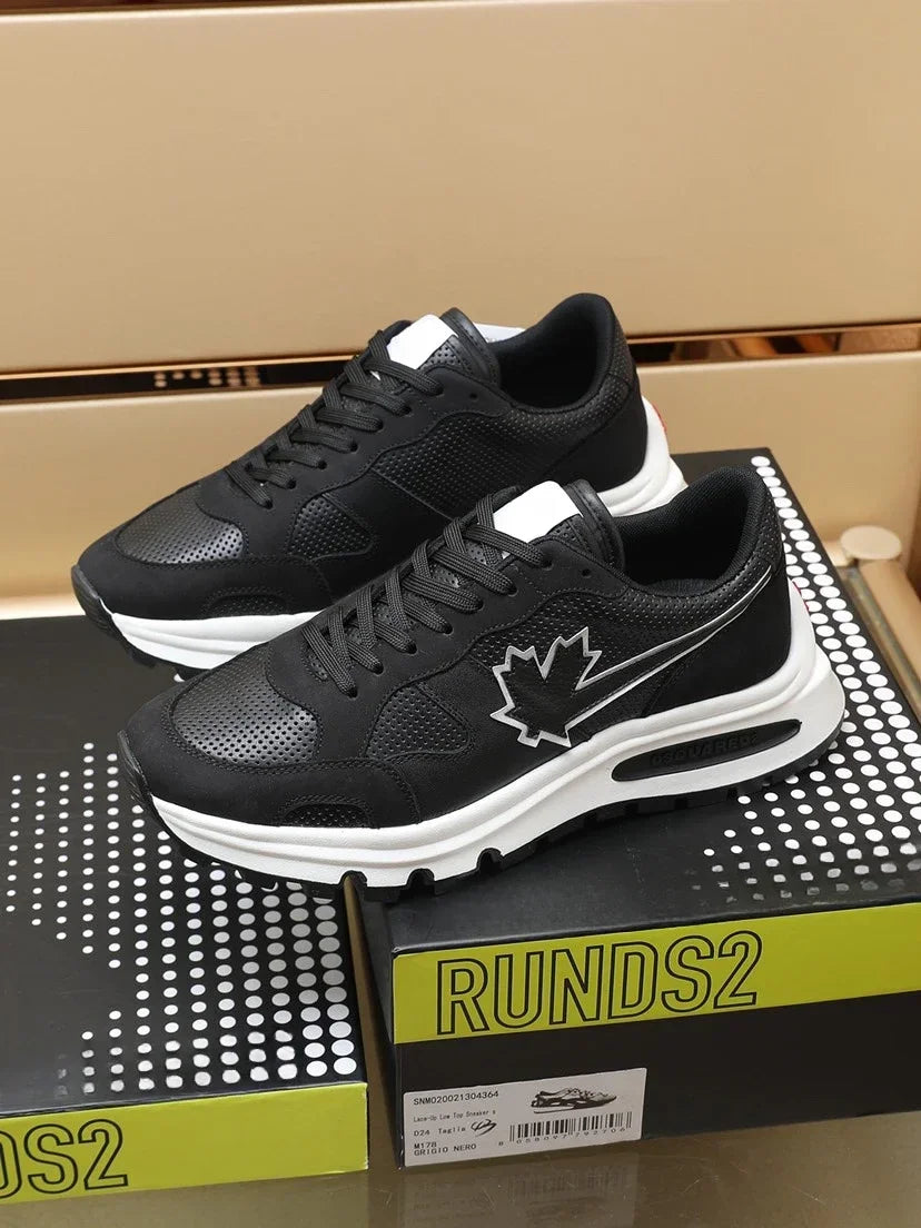Dsq2 Men Casual Leather Shoe Sneakers