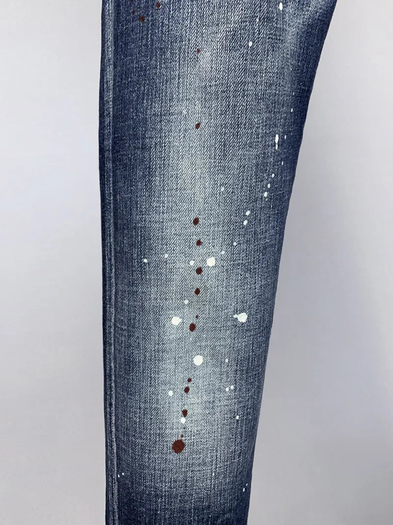 Nova Moda Marca D2 Homens Jeans