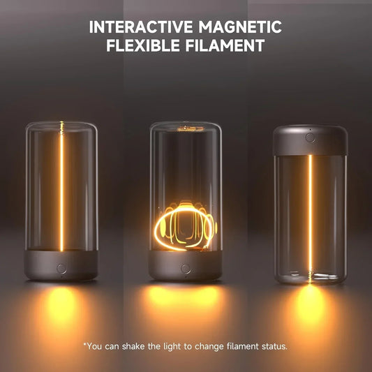 luz magnética ambiente de fio quântico